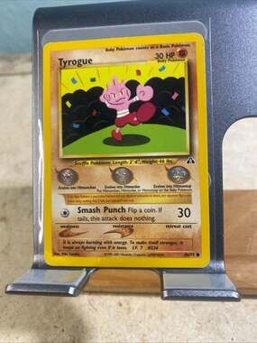 2001 Pokemon Neo Discovery Tyrogue 66/75 Common Trading Card